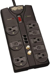 Tripp-Lite - 8 Outlets, 120 VAC15 Amps, 8' Cord, Power Outlet Strip - Floor, Keyhole Mount, 5-15 NEMA Configuration, 1.51" Strip - A1 Tooling