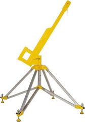 Gemtor - Confined Space Entry & Retrieval Bases & Booms Type: Portable Quadpod w/Rotating Boom Maximum Height (Inch): 90 - A1 Tooling