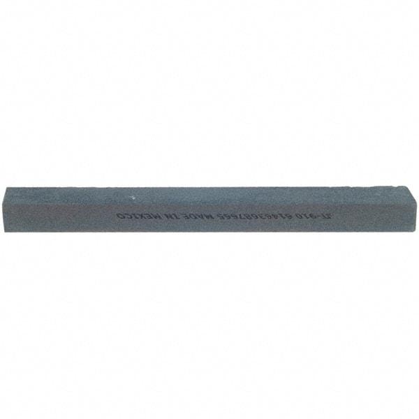 Norton - 10" Long x 1-1/4" Wide x 3/4" Thick, Silicon Carbide Sharpening Stone - Flat, Medium Grade - A1 Tooling