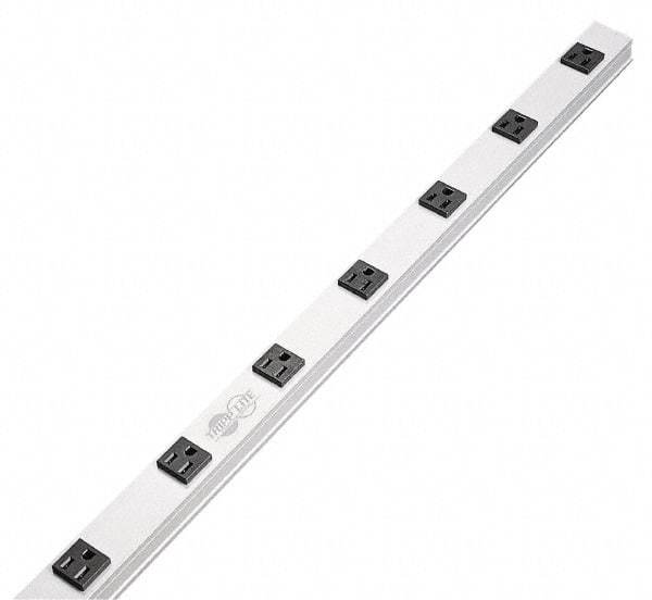 Tripp-Lite - 12 Outlets, 120 Volts, 15 Amps, 15' Cord, Power Outlet Strip - Raceway Mount, 5-15P NEMA Configuration, 36" Strip, cUL Listed, UL1363 - A1 Tooling