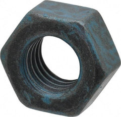 Value Collection - M8x1.25 Metric Coarse Steel Right Hand Hex Nut - 13mm Across Flats, 6.5mm High, Metric Blue Finish - A1 Tooling