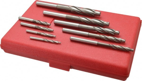 Cleveland - #32 to #6 Wire Compatible, High Speed Steel, Solid Pilot Counterbore Set - A1 Tooling