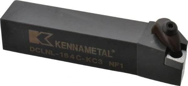 Kennametal - DCLN, Left Hand Cut, 5° Lead Angle, 1" Shank Height x 1" Shank Width, Negative Rake Indexable Turning Toolholder - 5" OAL, CN..43. Insert Compatibility, Series Kenclamp - A1 Tooling