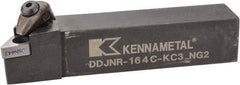 Kennametal - DDJN, Right Hand Cut, 3° Lead Angle, 1" Shank Height x 1" Shank Width, Negative Rake Indexable Turning Toolholder - 5" OAL, DN..43. Insert Compatibility, Series Kenclamp - A1 Tooling