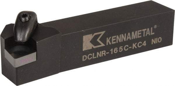 Kennametal - DCLN, Right Hand Cut, 5° Lead Angle, 1" Shank Height x 1" Shank Width, Negative Rake Indexable Turning Toolholder - 5" OAL, CN..54. Insert Compatibility, Series Kenclamp - A1 Tooling