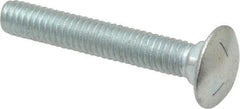 Value Collection - 5/16-18 UNC 2" Length Under Head, Standard Square Neck, Carriage Bolt - Grade 5 Steel, Zinc-Plated Finish - A1 Tooling