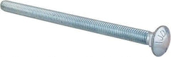 Value Collection - 3/8-16 UNC 6" Length Under Head, Standard Square Neck, Carriage Bolt - Grade 5 Steel, Zinc-Plated Finish - A1 Tooling