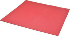 Made in USA - 12" Long, 12" Wide, 1/16" Thick, Buna-N Rubber Foam Sheet - 50 to 60 Durometer, Red, -20 to 180°F, 1,000 to 1,200 psi Tensile Strength, Stock Length - A1 Tooling