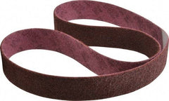 3M - 2" Wide x 60" OAL, Aluminum Oxide Abrasive Belt - Aluminum Oxide, Medium, Nonwoven, Series SC-BL - A1 Tooling