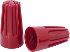 Ideal - 2, 14 to 4, 12 AWG, 600 Volt, Flame Retardant, Standard Twist on Wire Connector - Red, 221°F - A1 Tooling