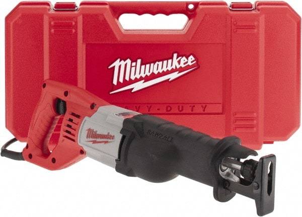 Milwaukee Tool - 3,000 Strokes per Minute, 1-1/8 Inch Stroke Length, Electric Reciprocating Saw - 120 Volts, 12 Amps - A1 Tooling