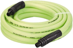 Legacy - 1/2" ID x 0.74" OD 25' Long Multipurpose Air Hose - MNPT x MNPT Ends, 300 Working psi, 140°, 3/8" Fitting, Green - A1 Tooling