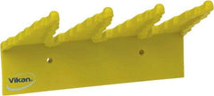 Vikan - 22 Lb, 6-1/2" Wide, 2-1/2" High, Polypropylene, Wall Bracket - 9-1/2" Long, 3 Holders - A1 Tooling