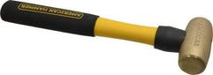 American Hammer - 2 Lb Head Nonmarring Mallet - 12" OAL, 11" Long Fiberglass Handle - A1 Tooling