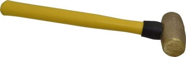 American Hammer - 3 Lb Head Nonmarring Mallet - 14-1/2" OAL, 13" Long Fiberglass Handle - A1 Tooling