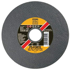 PFERD - 3" Aluminum Oxide Cutoff Wheel - 0.04" Thick, 3/8" Arbor, Use with Die Grinders - A1 Tooling