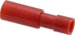 3M - 22 to 18 AWG Bullet Connector - 0.156" Bullet Diam, Red Nylon Insulation - A1 Tooling