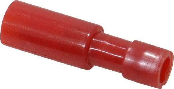 3M - 22 to 18 AWG Bullet Connector - 0.18" Bullet Diam, Red Nylon Insulation - A1 Tooling