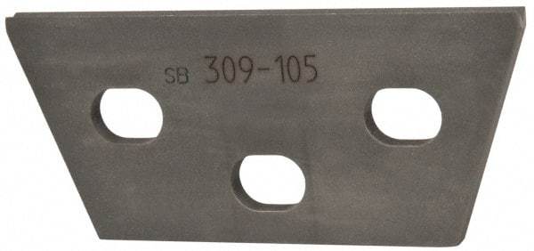 Kennametal - 3/16" Insert Width, Cutoff & Grooving Support Blade for Indexables - 1-1/2" Max Depth of Cut, 3/16" Blade Width - A1 Tooling