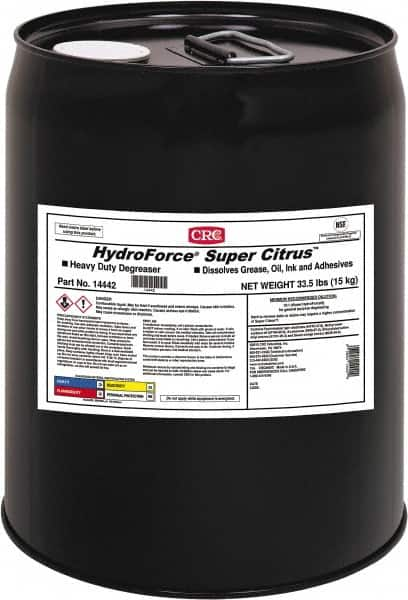 CRC - 5 Gal Bucket Cleaner/Degreaser - Liquid, Citrus - A1 Tooling