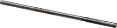 Chucking Reamer: 0.17″ Dia, 4″ OAL, 1″ Flute Length, Straight Shank, Solid Carbide 6 Flute, RH