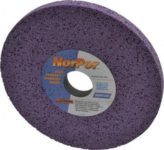 Norton - 7" Diam x 1-1/4" Hole x 1/2" Thick, H Hardness, 60 Grit Surface Grinding Wheel - Ceramic, Type 1, Medium Grade, 3,600 Max RPM, Vitrified Bond, No Recess - A1 Tooling