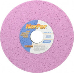 Norton - 7" Diam x 1-1/4" Hole x 1/2" Thick, G Hardness, 46 Grit Surface Grinding Wheel - Aluminum Oxide, Type 1, Coarse Grade, 3,600 Max RPM, Vitrified Bond, No Recess - A1 Tooling