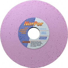 Norton - 7" Diam x 1-1/4" Hole x 1/2" Thick, G Hardness, 60 Grit Surface Grinding Wheel - Aluminum Oxide, Type 1, Medium Grade, 3,600 Max RPM, Vitrified Bond, No Recess - A1 Tooling