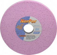 Norton - 7" Diam x 1-1/4" Hole x 1/2" Thick, H Hardness, 60 Grit Surface Grinding Wheel - Aluminum Oxide, Type 1, Medium Grade, 3,600 Max RPM, Vitrified Bond, No Recess - A1 Tooling