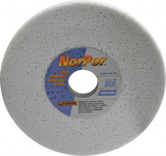 Norton - 7" Diam x 1-1/4" Hole x 1/2" Thick, H Hardness, 46 Grit Surface Grinding Wheel - Aluminum Oxide, Type 1, Coarse Grade, 3,600 Max RPM, Vitrified Bond, No Recess - A1 Tooling