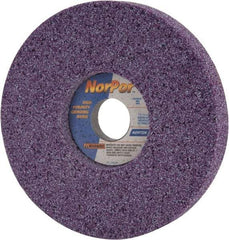 Norton - 7" Diam x 1-1/4" Hole x 1" Thick, H Hardness, 46 Grit Surface Grinding Wheel - Ceramic, Type 5, Coarse Grade, 3,600 Max RPM, Vitrified Bond, One-Side Recess - A1 Tooling