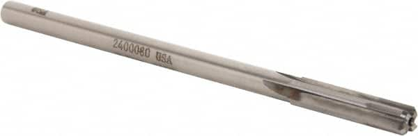 Made in USA - 0.315" Carbide-Tipped 4 Flute Chucking Reamer - Straight Flute, 9/32" Straight Shank, 1-1/2" Flute Length, 6" OAL - A1 Tooling