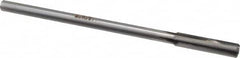 Made in USA - 0.342" Carbide-Tipped 4 Flute Chucking Reamer - Straight Flute, 9/32" Straight Shank, 1-1/2" Flute Length, 6" OAL - A1 Tooling