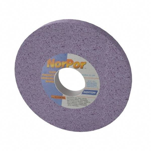 Norton - 12" Diam x 3" Hole x 1" Thick, H Hardness, 46 Grit Surface Grinding Wheel - Ceramic, Type 1, Coarse Grade, 2,710 Max RPM, Vitrified Bond, No Recess - A1 Tooling