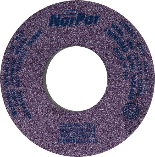 Norton - 12" Diam x 5" Hole x 1-1/2" Thick, H Hardness, 46 Grit Surface Grinding Wheel - Ceramic, Type 5, Coarse Grade, 2,710 Max RPM, Vitrified Bond, One-Side Recess - A1 Tooling