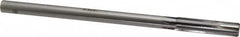 Made in USA - 0.473" Carbide-Tipped 6 Flute Chucking Reamer - Straight Flute, 7/16" Straight Shank, 2" Flute Length, 8" OAL - A1 Tooling