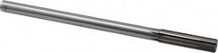 Made in USA - 0.491" Carbide-Tipped 6 Flute Chucking Reamer - Straight Flute, 7/16" Straight Shank, 2" Flute Length, 8" OAL - A1 Tooling