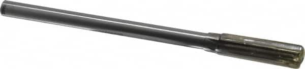 Made in USA - 0.495" Carbide-Tipped 6 Flute Chucking Reamer - Straight Flute, 7/16" Straight Shank, 2" Flute Length, 8" OAL - A1 Tooling