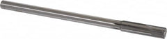 Made in USA - 0.514" Carbide-Tipped 6 Flute Chucking Reamer - Straight Flute, 7/16" Straight Shank, 2" Flute Length, 8" OAL - A1 Tooling