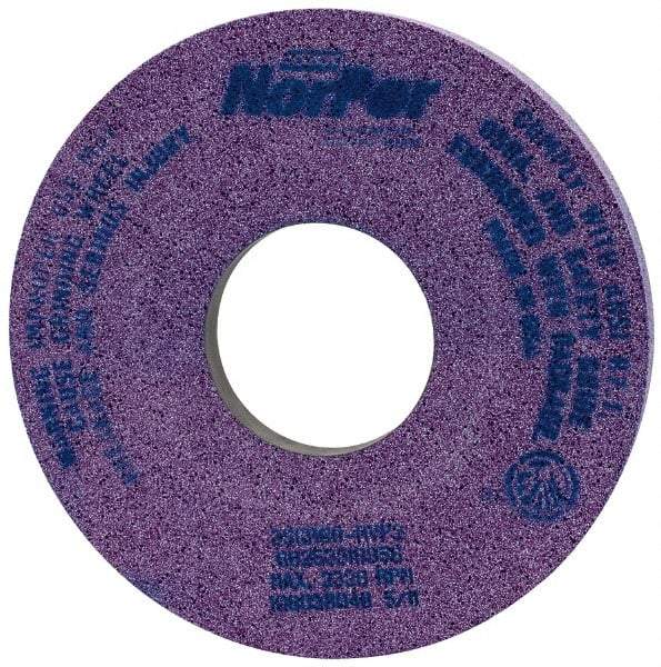 Norton - 14" Diam x 5" Hole x 1-1/2" Thick, H Hardness, 60 Grit Surface Grinding Wheel - Ceramic, Type 5, Medium Grade, 2,320 Max RPM, Vitrified Bond, One-Side Recess - A1 Tooling