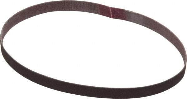 Norton - 3/8" Wide x 13" OAL, 120 Grit, Aluminum Oxide Abrasive Belt - Aluminum Oxide, Fine, Coated, Series R228 - A1 Tooling