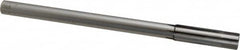 Made in USA - 0.639" Carbide-Tipped 6 Flute Chucking Reamer - Straight Flute, 9/16" Straight Shank, 2-1/4" Flute Length, 9" OAL - A1 Tooling