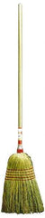 Weiler - 54" OAL Corn Bristle Broom - Wood Handle, 15" Bristle Length - A1 Tooling