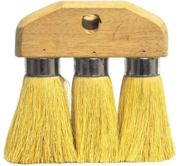 Weiler - Tampico Surface Preparation Roof Brush - 3-1/4" Bristle Length, 6-1/4" Wide - A1 Tooling