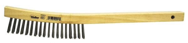 Weiler - Hand Wire/Filament Brushes - Wood Curved Handle - A1 Tooling