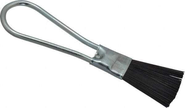 Weiler - 3 Rows x 15 Columns Steel Scratch Brush - 5-1/2" OAL, 1-1/2" Trim Length, Steel Loop Handle - A1 Tooling