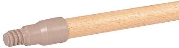 Weiler - 60 x 15/16" Wood Handle for Perma Sweep Floor Brushes - Threaded Connection, Tan - A1 Tooling