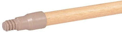 Weiler - 60 x 15/16" Wood Handle for Perma Sweep Floor Brushes - Threaded Connection, Tan - A1 Tooling