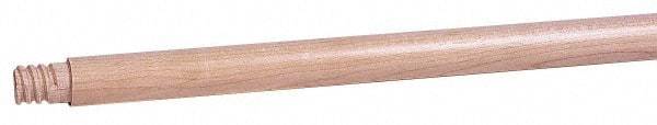 Weiler - 72 x 15/16" Wood Handle for Floor Brushes & Garage Brushes - Threaded Connection, Tan - A1 Tooling