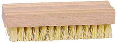 Weiler - Hand & Fingernail Scrub Brush - Plastic Bristles, Wood Block - A1 Tooling